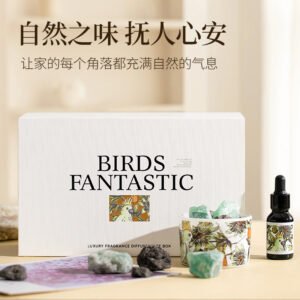 Pafilan Aromatherapy Diffuser Stone Two-Piece Set with Essential Oil