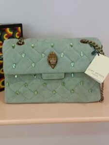 KURT GEIGER Quilted Chain Crossbody Bag with Eagle Head Clasp