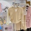 2025 New Preppy Style Girls' Spring Autumn Set, Casual Zip-Up Hoodie, Korean Loose Fit Big Kids