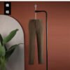 Coffee (single piece of pants) Whale Lion Men's Casual Business Straight-Leg Dress Pants Versatile Fashion Simple Mid-High Waist Wrinkle-Resistant Non-Iron Pants