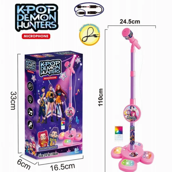 Light-Up Assembled Microphone Toy for Kids