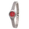 Heart Charm Bracelet Watch - Delicate Chain Wristwatch for Women