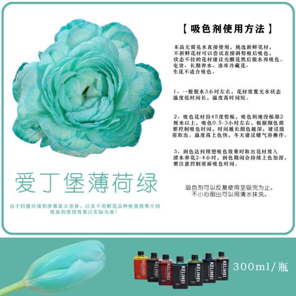 Fresh Flower Absorption Dye - 300ml Florist Colour Change