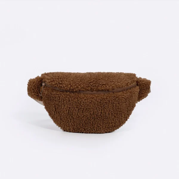 2024 Autumn Winter Plush Crossbody Bag - Fashion High-End Trendy Chest Bag