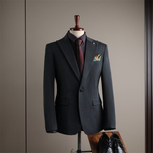 Men's Suits, Slim-Fit Korean-Style Professional Suits, Men's Business Formal Wear, High-Quality Groom's Wedding Attire, Ready Stock