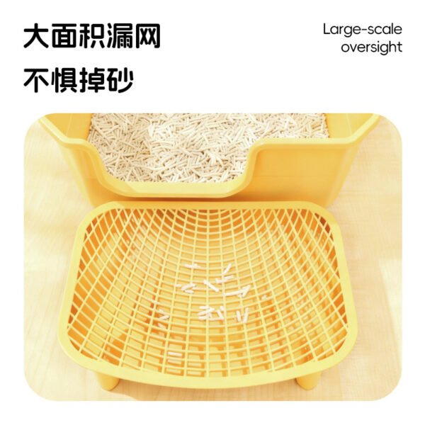 O1CN01ap5tpR1Kw15JmnHAp_2219543801227-0-cib Cat Litter Mat to Prevent Litter from Being Carried Out, Litter Control Mat, Anti-Splash Double-Layer Elevated Foot Mat, Cat Litter Spill Prevention Board