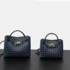 Genuine Sheepskin Double-Sided Woven Handbag - Crossbody Shoulder Bag