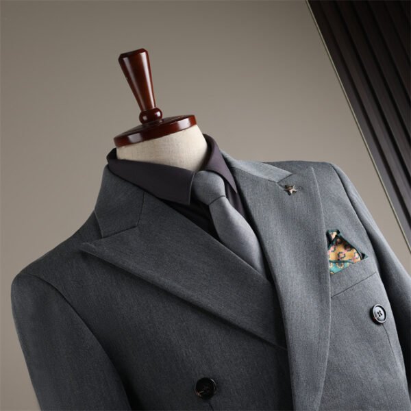 2025 Men's Business Slim Black Suit Jacket Groom Wedding Dress