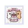 Healing Words Diamond Painting DIY Kit, Text Motivational Sticker Art with Frame