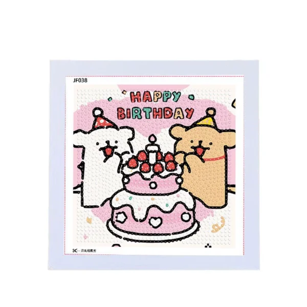 Healing Words Diamond Painting DIY Kit, Text Motivational Sticker Art with Frame