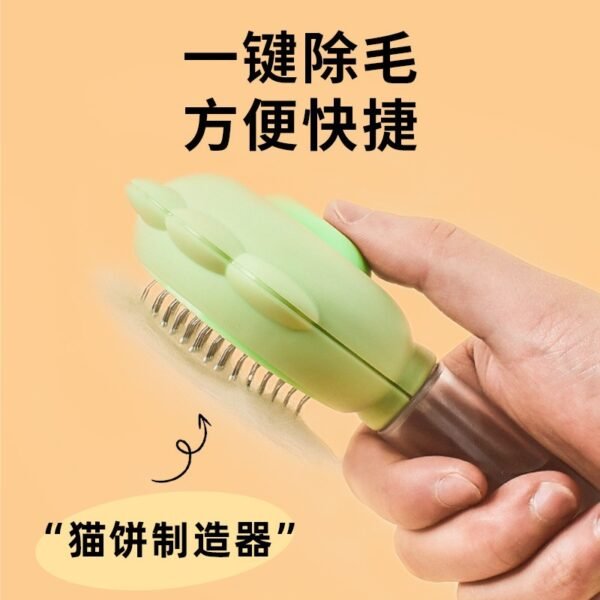 In-Stock Cat Hair Comb Needle Comb, Pet One-Click Hair Removal Fine-Tooth Comb, Cat and Dog Grooming Tool