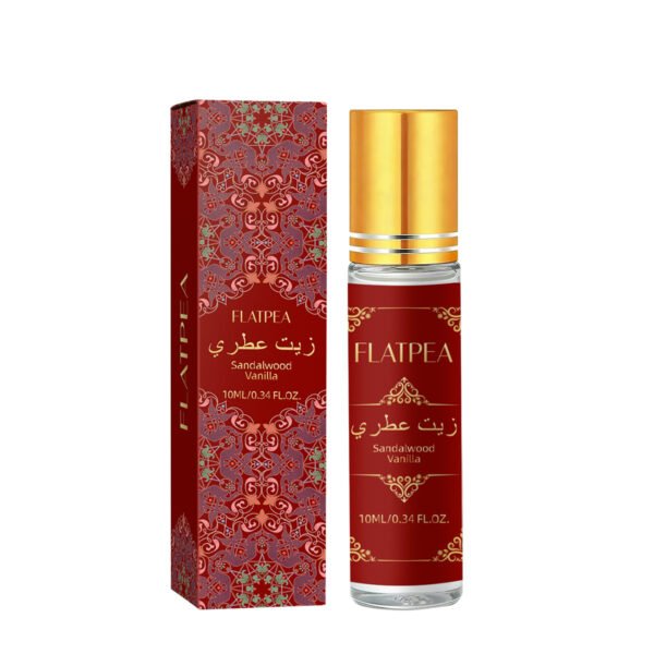 Arabic Perfume Oil Sandalwood Long-Lasting Fragrance Roll-On 10ml, Middle Eastern Alcohol-Free Natural Essential Oil
