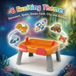 Magnetic Multi-Theme Drawing Board - Educational Doodle & Writing Table