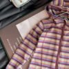 O1CN01ezJD4w1CSEPifWW4O_2218561860079-0-cib Girls Rainbow Hooded Top - Long Sleeve Striped Zip Hoodie, Korean Style