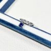 Blue Zircon Open Rings - Minimalist Adjustable Statement Ring Collection