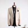 Plus Size Men's Business Casual Slim Wedding Groomsmen Dress Suit