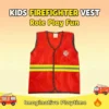 Kids Role-Play Vest Costume Set - Firefighter, Police, Engineer & More (7 Styles)