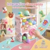 Gashapon Surprise Blind Box Machine - Kids Interactive Pretend Play Toy