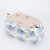 Cross-Border New Embroidered Clutch Bag for Women, High-End Woven Niche Cloud Bag, Fashionable Yarn Flower Handbag