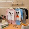 Kids Modal Home Wear Pajama Set - Loose Long-Sleeve Air-Conditioning Clothing