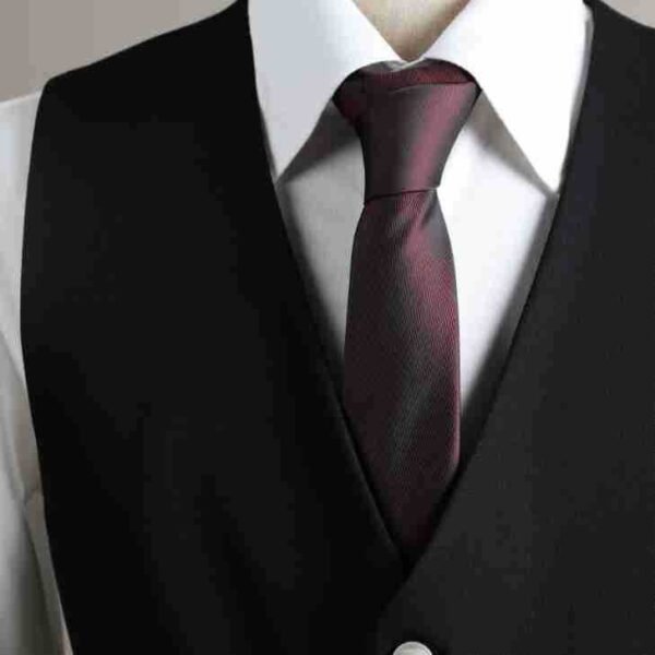 Men's Tie Set - Business Blue Black Fashion Work Shirt Suit Tie Bow Tie