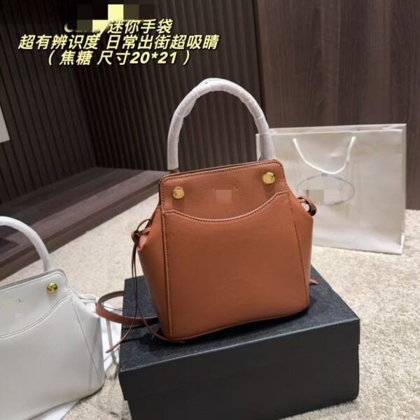 Structured Top-Handle Hobo Bag with Tassel Charm