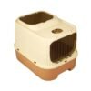 Fully Enclosed Cat Litter Box, Extra Large Anti-Splash, Thickened Drawer-Type Double-Door Cat Toilet
