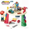 Engineering Colored Clay Round Table Toy - Kids DIY Clay Tool Set