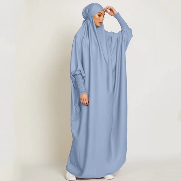 21484 New Solid Color Robe, Casual Everyday One-Piece Basic Style
