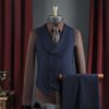 High-End Wine Red Suit Men's Suit Wedding Groomsmen Suit Business Casual High-Quality Professional Suit Suit Men