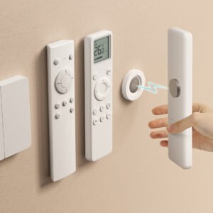 Magnetic Remote Control Wall Holder - Adhesive Hook for TV & AC Remotes