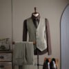 Plaid Suit Men's Business Casual Banquet Wedding Dress Professional Formal Suit