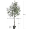 Artificial Pieris Tree - Faux Lily of the Valley Shrub Floor Plant