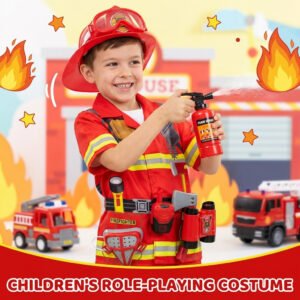 Kids Role-Play Costume Set (Firefighter, Police, Chef & More)