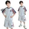 O1CN01hNzecu1CSEQo2pJyO_2218561860079-0-cib Boys Gray Sports Two-Piece Set Short Sleeve and Shorts