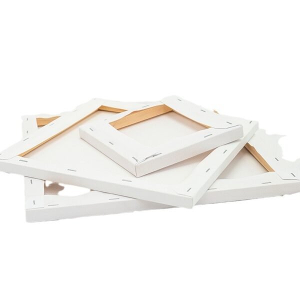 Cross-Border Blank Art Canvas Board with Solid Wood Frame