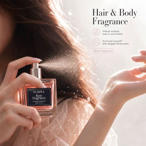 Rose Fragrance Perfume Spray 30ml, Romantic High-End Floral Fruity Fragrance