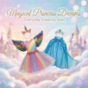 Princess Dress-Up Costume Set - Cape, Skirt & Accessories