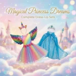 Princess Dress-Up Costume Set - Cape, Skirt & Accessories