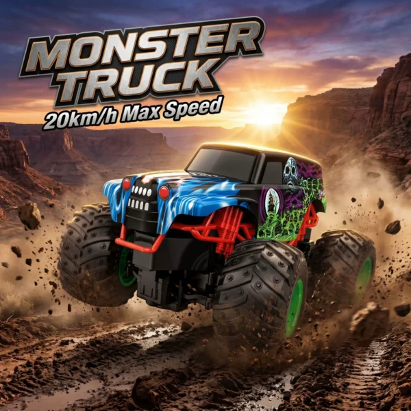 1:20 Remote Control Off-Road Climbing Truck - Rechargeable RC Vehicle