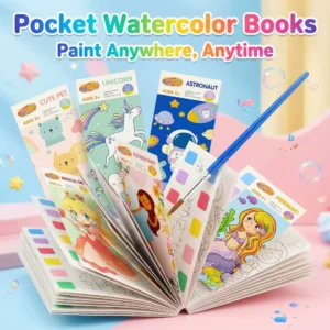 Reusable Paper Water Painting Coloring Book for Kids