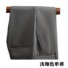 Light curry (single pants) Blue Double-Breasted Suit Men's Formal British Fashion Wedding Groomsman Suit Business Casual Suit Men's Clothing