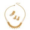 Cross-Border Gold-Plated Strong Color-Preserving Necklace Set, Exquisite Clavicle Chain, Xinjiang Hot Style