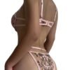 Foreign Trade Supply European and American New Sexy Lingerie Sexy Women's Lace Embroidered One-Piece Garter Belt with Leg Ring
