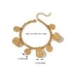 Turkish Gold Bracelet with Tassel Pendant, Color-Preserving Ethnic Jewelry 4 Turkish Gold Bracelet with Tassel Pendant, Color-Preserving Ethnic Jewelry
