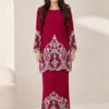 FF103-80112 New Heavy-Duty Hollow Lace Light Luxury Embroidered BajuKurung Two-Piece Set