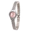 Heart Charm Bracelet Watch - Delicate Chain Wristwatch for Women