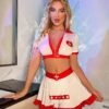 Cross-Border Foreign Trade European and American New Sexy Lingerie Sexy Female Nurse Uniform Sexy Suit Wholesale