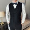2025 Double-Row Men's Groom Wedding Dress Groomsmen Business Suit