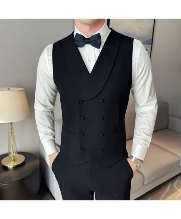 2025 Double-Row Men's Groom Wedding Dress Groomsmen Business Suit
